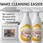 Heavy Duty Degreaser,New Upgrade Kitchen Heavy Duty Cleaner Spray Portable Degreasing Spray, All-Purpose Kitchen Pots and Pan Cleaner for Appliances Countertops Range Hoods (3, White)