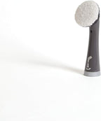 Rubbermaid Reveal Power Scrubber Attachable Soft Bristle & Velcro Head with 6 Microfiber Pads for Cordless Electric Battery Powered Scrub Brush Ideal for Shoes/Sneakers/Car Trim/Tires/Furniture