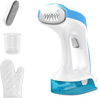 Portable Handheld Garment and Fabric Steamer 1000 Watts, PortableSteamer for Clothes,Quick Heat Aluminum alloy plate Steam Nozzle, 30s Fast Heat-up, 260ml Big Water Tank