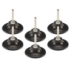 3 Inch Quick Change Disc Pad Holder, 6 Pcs Fast Lock Disc Holder, 1/4" Shank for Angle Die Grinder Attachments, Type R, for Polishing, Sanding and Surface Preparation