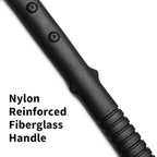 JXE JXO Camping Axe, Tomahawk with Spike, Survival Hatchet with Sheath, Nylon Fiber Handle for Outdoor Survival Hiking Camping （14.5 inch）