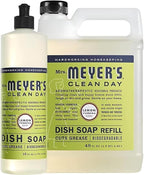 Mrs. Meyer's Dish Soap Variety, 1 Dish Soap, 1 Dish Soap Refill, Lemon Verbena, 1 CT