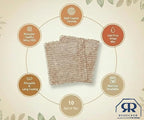 Redecker Large Copper Cleaning Cloth – 10 Pack – Woven Copper Scrubber for Pots Pans Sinks and Stainless Steel – Removes Burnt Food Residue – 10 x 10 in – Made in Netherlands
