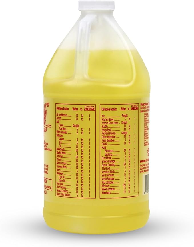 La's Totally Awesome All Purpose Cleaner Combo – 24 oz Spray + 64 oz Refill – Heavy Duty Degreaser & Multipurpose Cleaner for Home, Kitchen, Bathroom, Floors & More