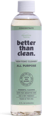 Better Than Clean™ All Purpose Cleaner Concentrate – Fragrance Free, Plant-Based, Non-Toxic, Multi-Surface Cleaner for Granite, Marble, Stone & More – 8oz Makes 4 Bottles