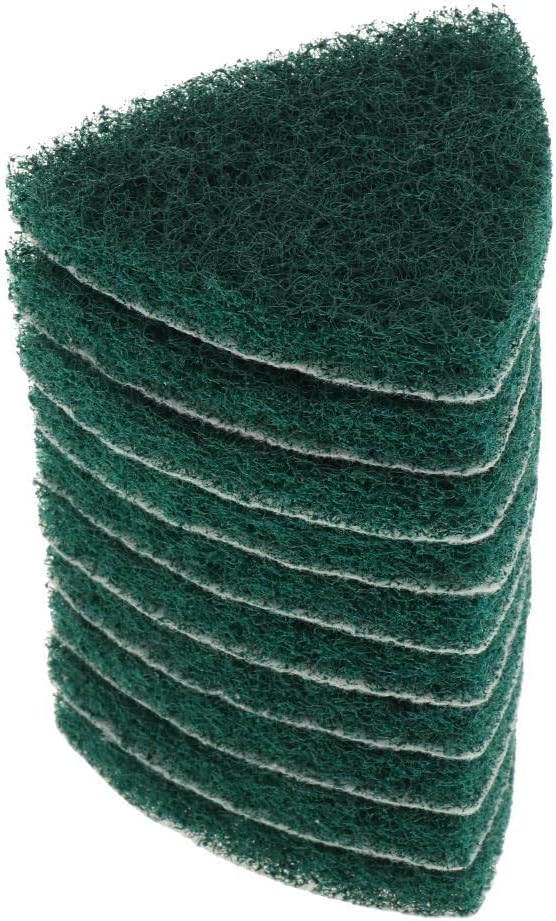 Generic 10 Pack Triangle Cleaning Pads for Scouring, 240 coarse