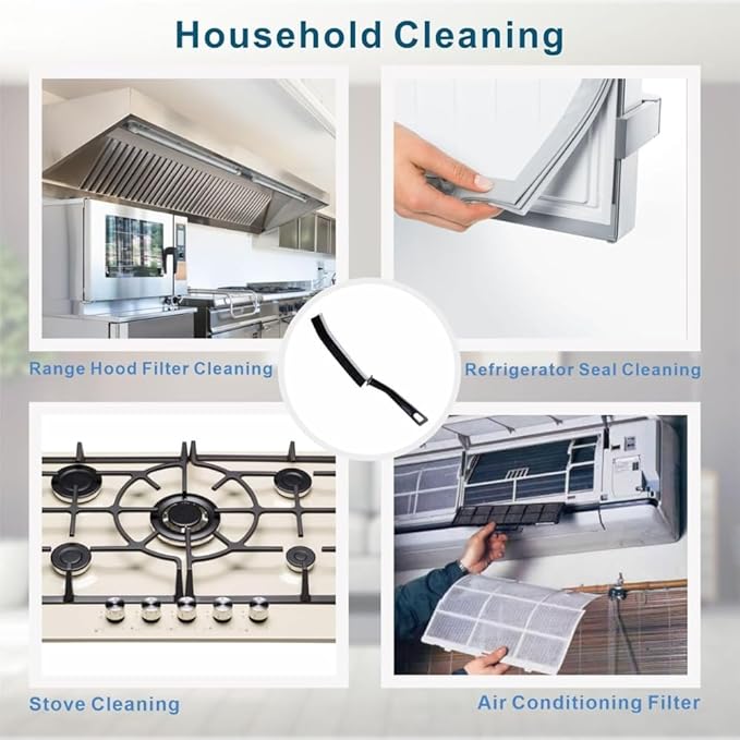 Washing Machine Cleaner Brush Set (6-Pcs) for Front & Top Load Washers – Deep Cleaning Kit for Rubber Seal, Drum, Dispenser, Tight Gaps & Multipurpose Cleaning in Kitchen, Bathroom & Home