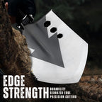 Shovel 13 in 1 Multi-Tool with a Wire Cutter, Wood Cut, Wood Saw, Screwdriver, Fire Starter, and Other Great Features (Charcoal Grey)