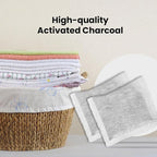 Green Piece® 12 Pack - Overstuffed - All-Natural Baby Diaper Pail Deodorizer | Activated Charcoal Air Purifier Compatible with Diaper Pails, Shoe Closets, Trash Cans, Pets - Made in The USA
