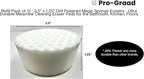 Refill Pack of 12 Drill Powered 3.5” Magic Sponge Erasers | Compatible with RotoEraser | 25% Thicker Ultra Durable Melamine Cleaning Eraser Pads for Bathroom Kitchen Floors | Round 3.5" x 1.25" Thick