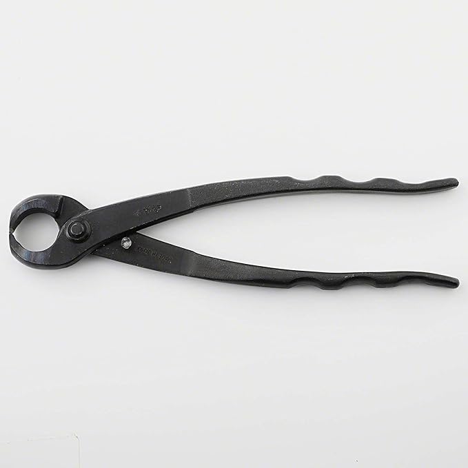 Wazakura Hanafubuki Hand Forged Bonsai Tree Trunk Splitter, Made in Japan 8.25inch(210mm), Branch Cutter Japanese Garden Tool - 8.25inch(210mm), Black
