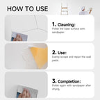 Drywall Repair Kit - 32 OZ Wall Spackle Paste with Self Adhesive Metal Patch, Dryall Repair Patch Kits, White Wall Putty Hole Filler, Quick and Easy Solution for Holes, Cracks and Gaps