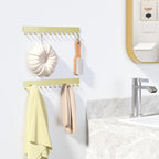 Necklace Holder - Hanging Jewelry Organizer, Self-Adhesive, Wall Mount, 2 PCS, Gold