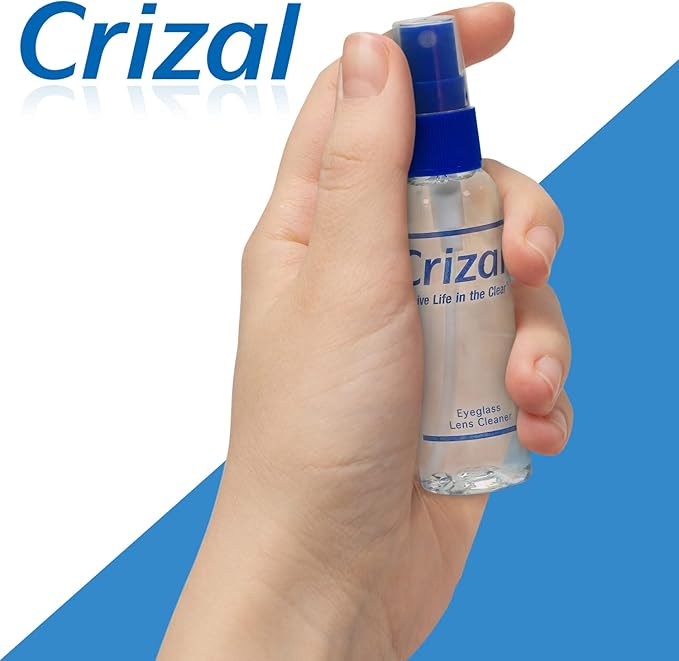 Eye Glasses Cleaning Spray | Crizal Lens Cleaner (2 oz) | #1 Doctor Recommended Cleaner for All Anti Reflective Lenses - 10 Pack