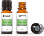 Stress Easy Essential Oil Blend 2 Pack by Revive Essential Oils - 100% Pure Therapeutic Grade, for Diffuser, Humidifier, Massage, Aromatherapy, Skin & Hair Care