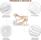 Shoe Slots Organizer Adjustable Shoe Stackers Double Deck Shoe Rack Holder Shoe Rack Storage Space Saver for Closet Organization