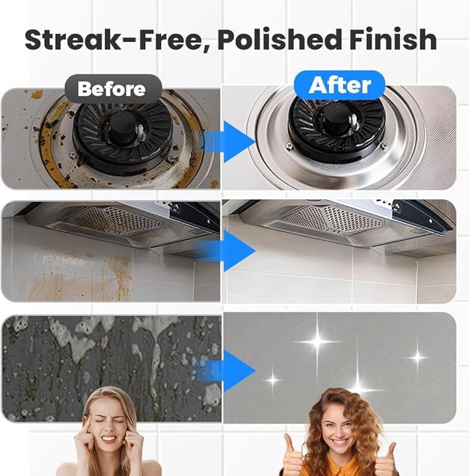 500ml Heavy-Duty Kitchen Degreaser Foam Spray, Powerful Kitchen Grease Cleaner, Multipurpose Grease Cleaner Spray for Pots, Pans, Countertops & Appliances, Heavy Oil Stain Cleaner (1pcs)