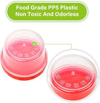 EONJOE 4oz Plastic Containers with Lids Reusable Dishwasher Freezer Safe Airtight,12-Pack