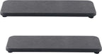 2 Pcs Water Absorbing Stone Trays, Kitchen/Bathroom Sink Soap Dish, Diatomite Tray Used for Hand Soap & Cosmetic Bottles in The Modern Home, 3.54" W x 9" L, Dark Gray