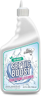Septic Safe Toilet Bowl Cleaner - Septic Boost Acid-Free Toilet Cleaner with Enzymes for Septic Tank Treatment - Effective Cleaning & Deodorizing Bio-Based Liquid Toilet Bowl Cleaner (1-Quart)