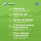 Mosquito Magician Indoor and Outdoor Spray - Use for Carpet, Furniture, Bedding, Couches & Pets – Plant-Sourced with Essential Oil – Mint, 16 OZ
