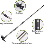 Weed Puller Tool, 78" Manual Weeder Remover Tool, 2 in 1 Stand Up Rake for Garden