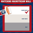 White Paint for Wall, 500g White Touch up Paint for Walls, Waterproof Whites Wall Paints, Quick-Drying Walls Repair Kit, Ready to Use Interior Paints, Covers Stains, Graffiti