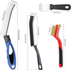Hard Bristle Crevice Cleaning Brush, Crevice Cleaning Brush Tool Kits for Household Use, Cleaning Brushes Small Spaces, Gap Cleaning Brushes for Kitchen, Bathroom, Shutter Door Tiles Window Groove