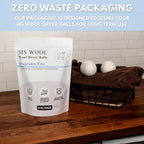 Fragrance-Free Wool Dryer Balls (6 XL Pack) – Natural Fabric Softener, Reusable, Reduces Wrinkles & Saves Drying Time, Better Alternative to Liquid Softeners & Dryer Sheets