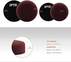 SPTA Mini Orbital Polisher - 3 Inch 10mm/780W Variable Speed Dual Action With Polishing Pads, Sanding Discs, Pad Conditioning Brush