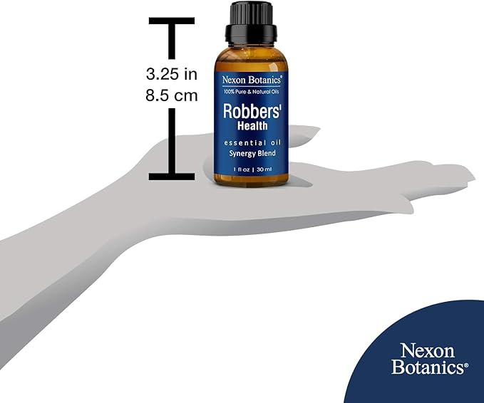 Robbers' Health Essential Oil Blend 30 ml - Immunity Boosting Thieves Oil - Natural Fighter Shield Against Impurities - Nexon Botanics