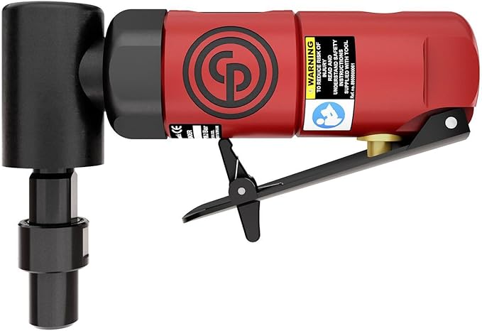 Chicago Pneumatic CP875 - Air Angle Die Grinder Tool, 1/4 Inch (6 mm), 0.3 HP / 220 W, 22500 RPM, Welder, Woodworking, Automotive Detailing, Stainless Steel Polisher, Heavy Duty