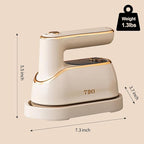 Travel Steamer for Clothes Portable Rotary Garment Iron 1200W Small Travel Steam Iron for Home, Dorm, College, 150ml Water Tank, Foldable Wrinkle Remover 120V