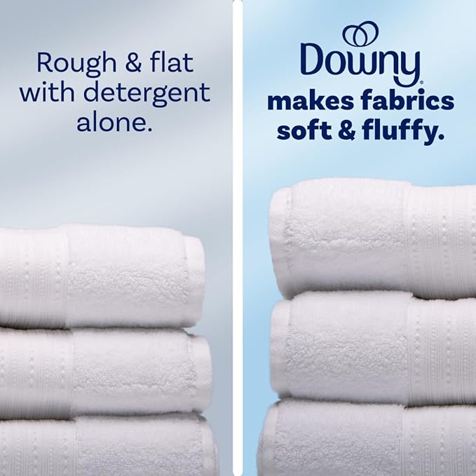 Downy Fabric Softener Liquid, April Fresh Scent, 140 fl oz, 190 Loads, HE Compatible, Downy Fabric Softener, Liquid Fabric Softener, Laundry