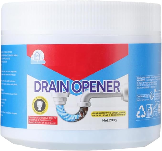BELL BIRDCrystal Lye Drain Opener, Drain Opener, Pipeline Dredging Agent