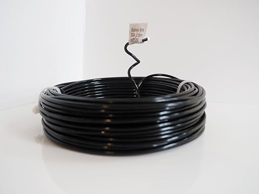 Anodized Aluminum 2.5mm Bonsai Training Wire 250g Large Roll (60 feet) - Choose Your Size and Color (2.5mm, Black)