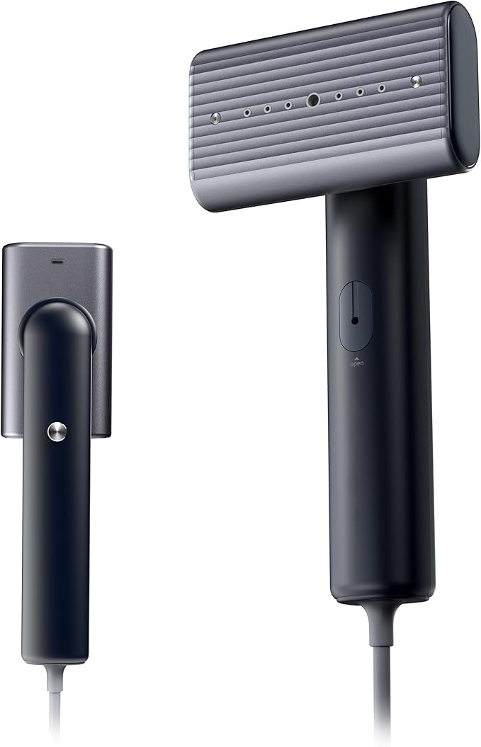 G9 Steamer for Clothes 2-in-1 Portable Iron and Steamer Handheld Garment Steamer Heat-up 0.9 lbs,1200W Light Mini Steam Iron for travel and home 1