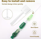 XYFuuee 5 Pack Dish Bottle Brush Set with 5-in-1 Cup Cleaning Brush, Dish Scrub Long Handle Brush with Scraper Tip, 3 Straw Cleaner Brushes for Stanley, Washing Kitchen Sink Pot Pan Water Bottle Stove