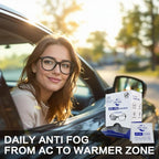 Anti Fog Wipes for Glasses, 120 Count,Pre-Moistened Cleaning Wipes, Lens Cleaner Wipe for Eyeglasses,Sunglasses,Goggles,Screen,Phone,Individually Wrapped Eye Glasses Cleaner