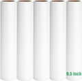 9.5 inch Lint Roller Refills Only, Fit for 9.4/9.45/9.5 inch Large Lint Rollers for Floor Carpet Couch, Extra Sticky Pet Hair Lint Roller Refill 5 Pack, Total 300 Sheets (9.5'' Wide)