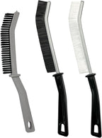 Crevice Cleaning Brush, Hard-Bristled Gap Scrub Brush, Toilet Gap Cleaning Brush Tool, for Scrub Small Spaces, Kitchen, Bathroom, Corner, Grout, Sink, Window Tracks, Hinges, 3pcs