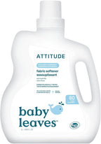 ATTITUDE Baby Laundry Fabric Softener Liquid, Vegan and Naturally Derived Detergent, Plant Based, HE Washing Machine Compatible, 80 Loads, Chamomile, 67.6 Fl Oz (AMAZON EXCLUSIVE)
