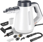 Handheld Steam Cleaner, Pressurized Steam Cleaner for Home with 10PCS Accessories, 15S Fast Heating Portable Steamer for Cleaning with Safety Lock for Home Kitchen Cleaning, Floors, Appliance Surfaces