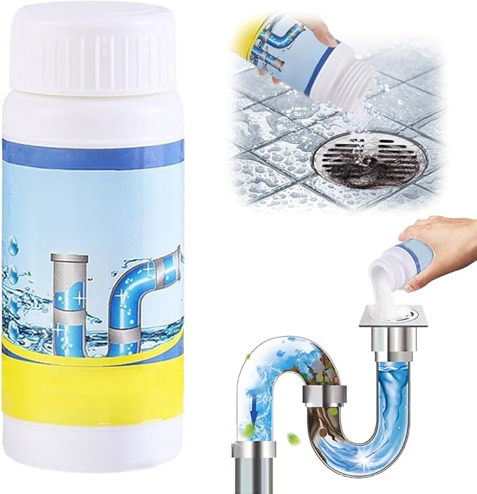 2025 New Sink Drain Cleaner, Upgraded Sink and Drain Cleaner, Powerful Pipe Unclogging Agent Cleaner for Kitchen Toilet and Pipes Cleaning Tool (1PC)