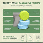 All Purpose Cleaner Tablets – Ecocert Certified & Pet Friendly – Multipurpose Cleaner for Kitchen, Bathroom, Glass & Stain Removal – Concentrated Lemon Scent - 4 Pack Makes 3 Liters