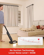 HIZERO F600 Hard Floor Cleaner with Headlight, Self-Cleaning Roller & Triple Separation, 60Min Cordless Runtime, Wet Dry Sweeping Mopping All-in-One for Wood Tile & Pet Homes