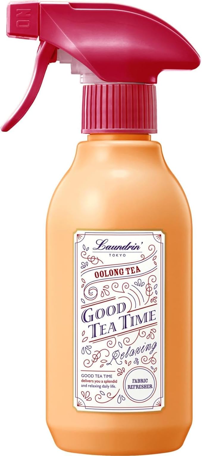 Laundrin Botanical Fabric Refresher Spray, Pet Odor Eliminator for Home, Room Essentials Fabric Spray, Odor Removal for Mattress, Curtain, Sofa, Carpet, Furniture, & Bedding - 300ml, Oolong Tea