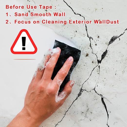 Drywall Joint Tape-13 MESH,100% Fiberglass 1.88-Inch X 180Feet,Heavy-Duty Self-Adhesive Wall Crack and Seam Patch