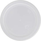 Restaurantware Plastic Food Container 100 Pack of 40 oz Clear Microwave-Safe Storage Container With Lid Leakproof Round Shape Disposable Freezer-Safe