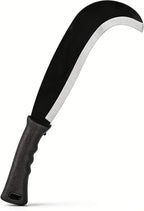 Small Machete Sickle Tool, 13.5-Inch Garden Knife with Curved Blade for Weeding, Vine Cutting, Pruning and Farm Use